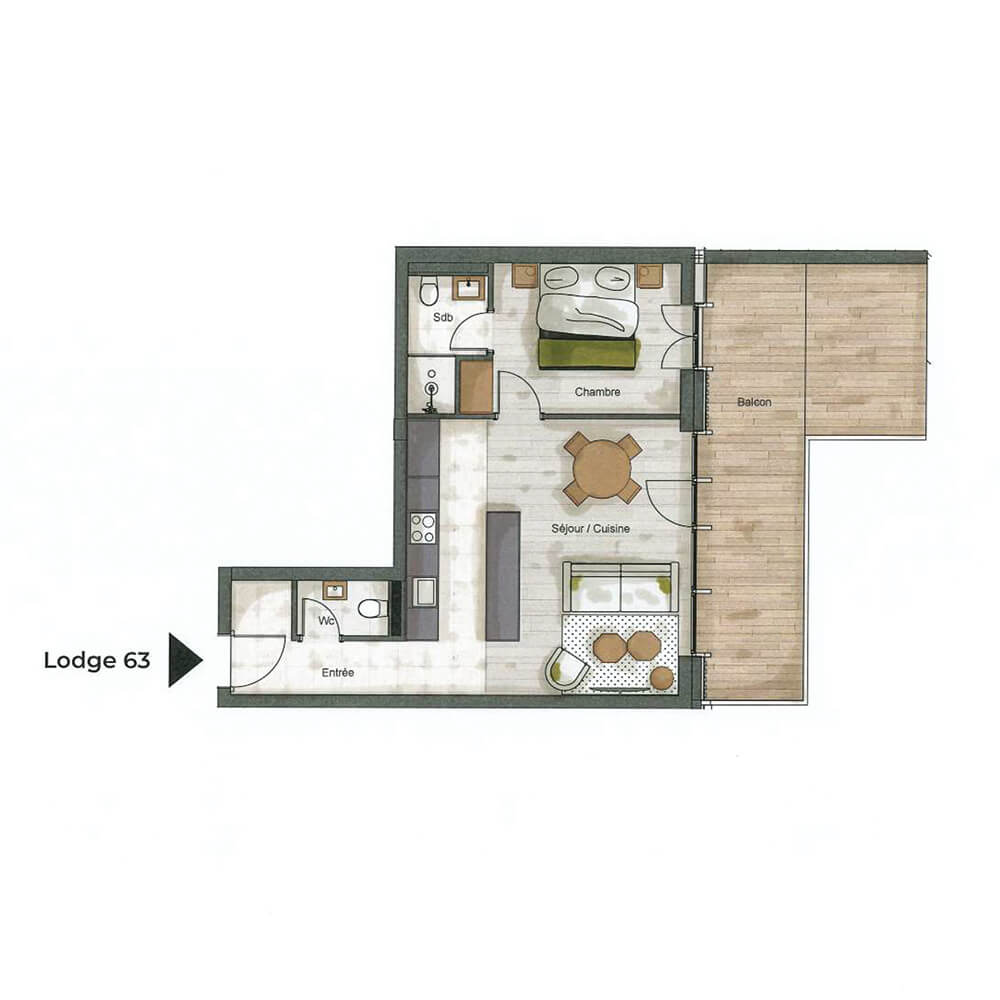 plan Appartement 63