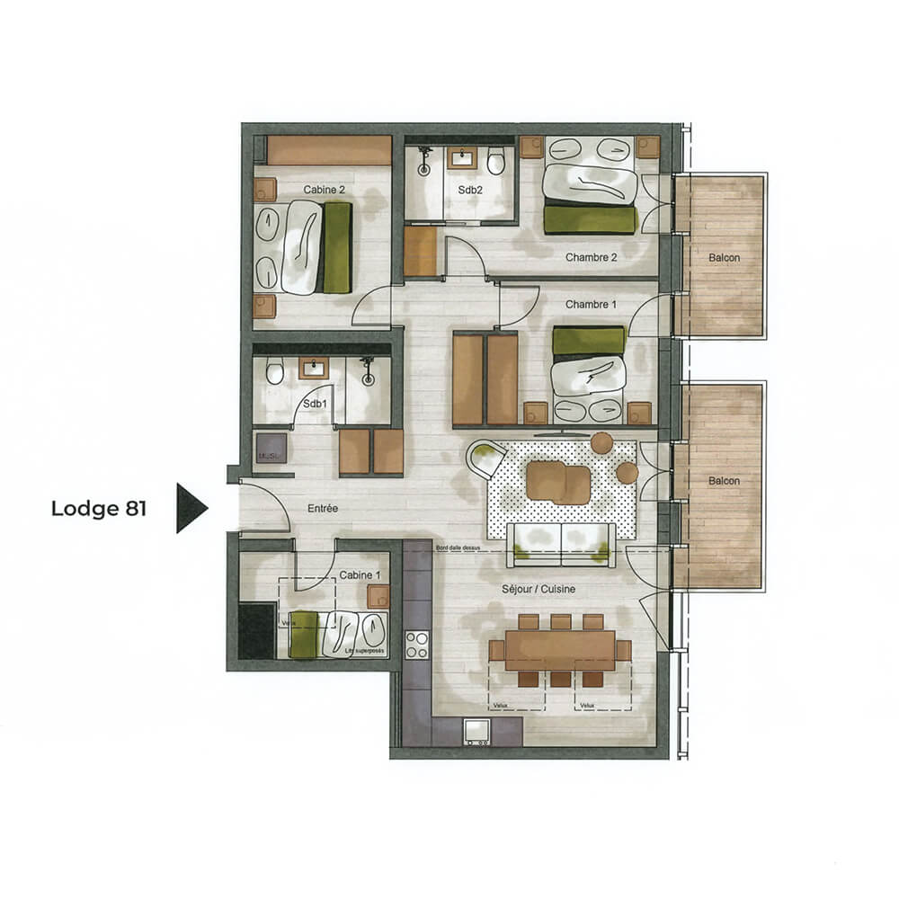 plan Appartement 81